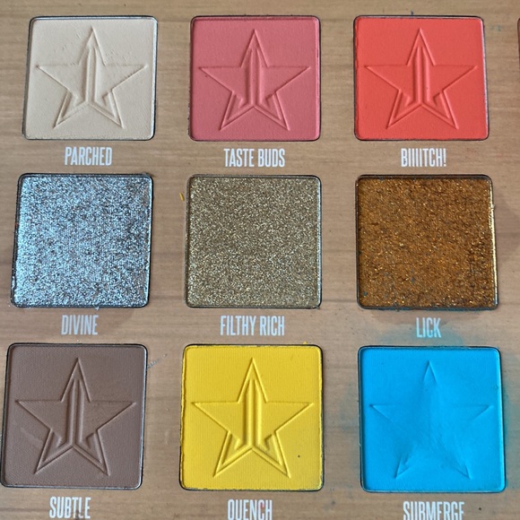Jeffrey Star eyeshadow palette -Thirsty - Picture 2 of 5